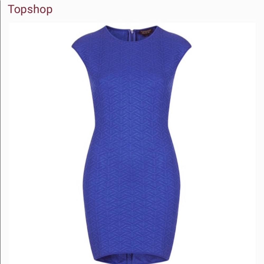 Topshop bodycon dress size 12